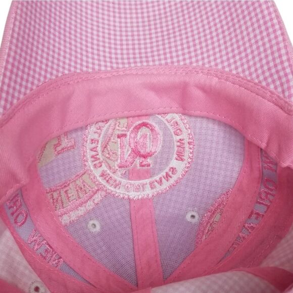 CityHunter New Orleans UltimatP Headwear Pink White Checker Hat - Picture 8 of 10